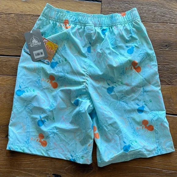 Disney Aqua Mickey Mouse Shorts - Picture 4 of 7